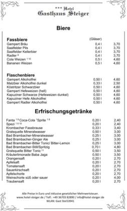 Biere & Alkoholfreie Getränke
