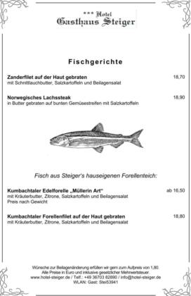 Fischgerichte